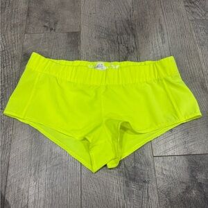 Hurley Neon Yellow Women's Swim Shorts